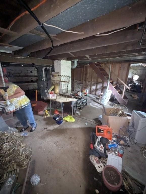 139 Stullville Rd, Leechburg Boro, PA 15656 - miscellaneous room with unfinished concrete floors