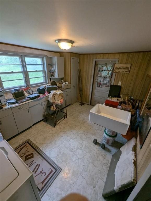 139 Stullville Rd, Leechburg Boro, PA 15656 - home office with wood walls