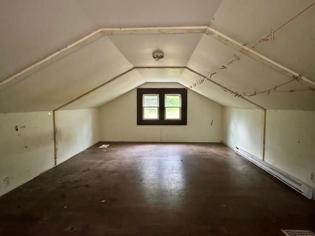 15 Allen Way, White Oak, PA 15131 - bonus room featuring baseboard heating and lofted ceiling