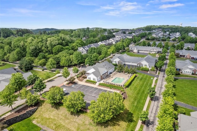2053 Isleworth, Cranberry Twp, PA 16066 - aerial perspective of suburban area featuring a pool area