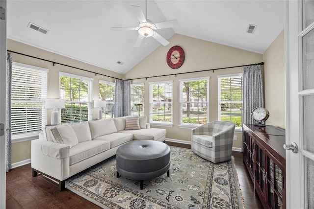 2053 Isleworth, Cranberry Twp, PA 16066 - sunroom with hardwood / wood-style flooring, baseboards, and high vaulted ceiling