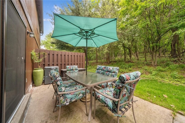 436 Allenberry Dr, Ross Twp, PA 15237 - view of patio / terrace with outdoor dining area and central AC unit