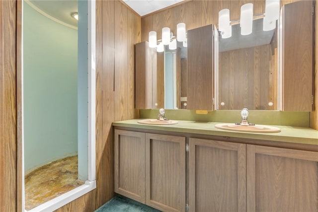 1445 E Cruikshank Rd, Valencia Boro, PA 16059 - bathroom with double vanity