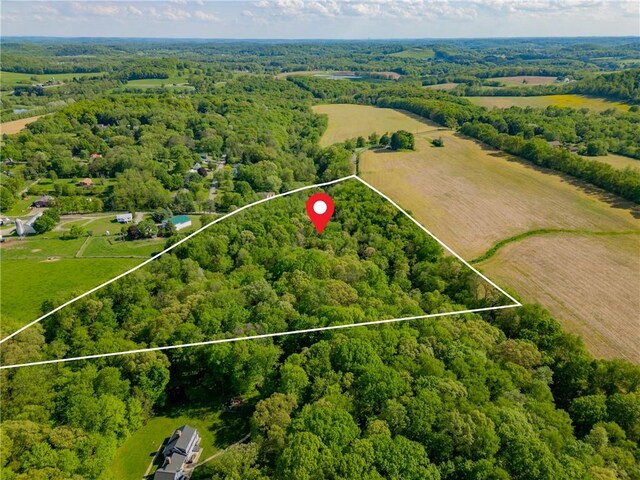 1445 E Cruikshank Rd, Valencia Boro, PA 16059 - view of rural area with property parcel outlined