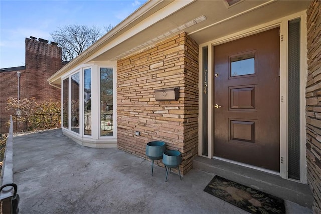 7134 Roycrest Pl, Point Breeze, PA 15208 - entrance to property featuring brick siding