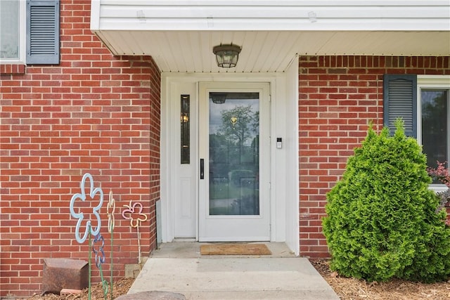 142 Meadowbrook Dr, Moon/Crescent Twp, PA 15108 - doorway to property featuring brick siding
