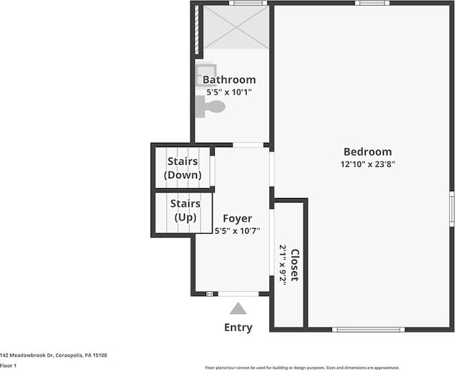142 Meadowbrook Dr, Moon/Crescent Twp, PA 15108 - room layout