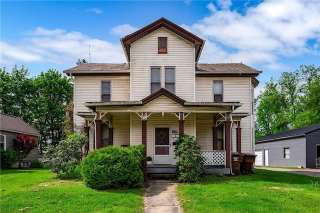 250 E Neshannock Ave, New Wilmington Boro, PA 16142 - victorian-style house with covered porch and a front lawn
