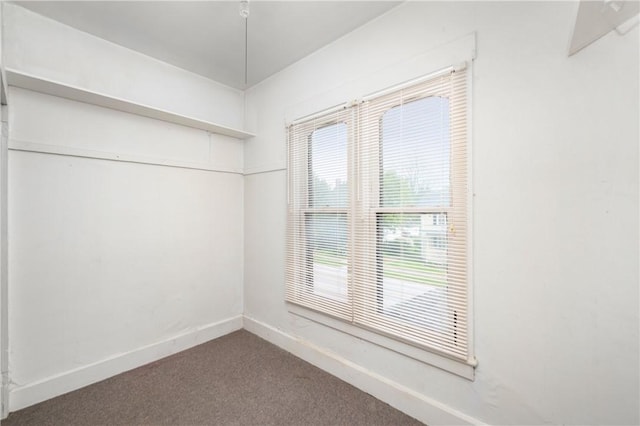 250 E Neshannock Ave, New Wilmington Boro, PA 16142 - unfurnished room featuring dark carpet and baseboards