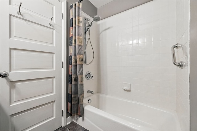 1017 Lancaster Ave, Regent Square, PA 15218 - bathroom featuring shower / bath combo with shower curtain