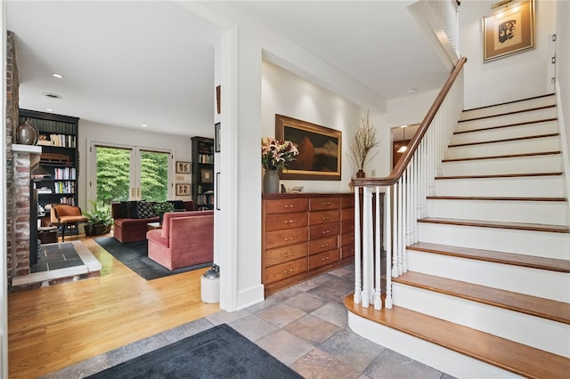 1017 Lancaster Ave, Regent Square, PA 15218 - stairs featuring recessed lighting