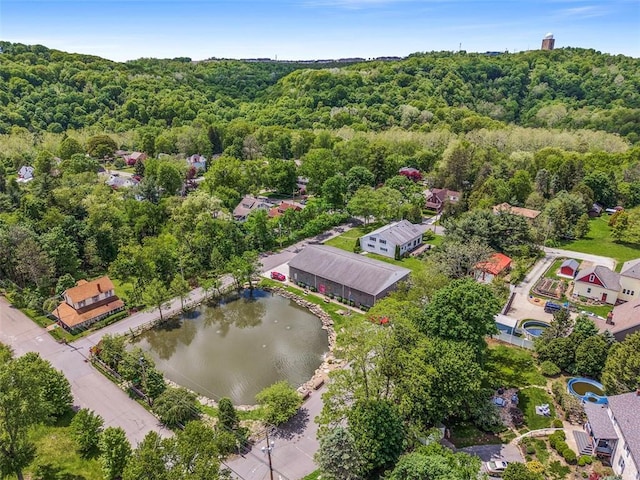 38 Elwyn Ave, Collier Twp, PA 15106 - aerial view of a forest and a large body of water
