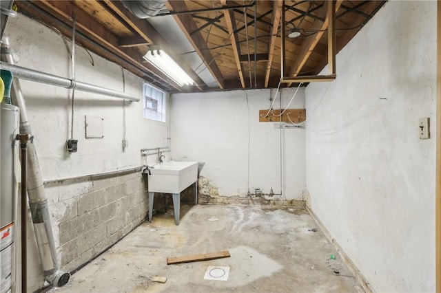 2403 Marion St, Hopewell Twp Bea, PA 15001 - below grade area with a sink