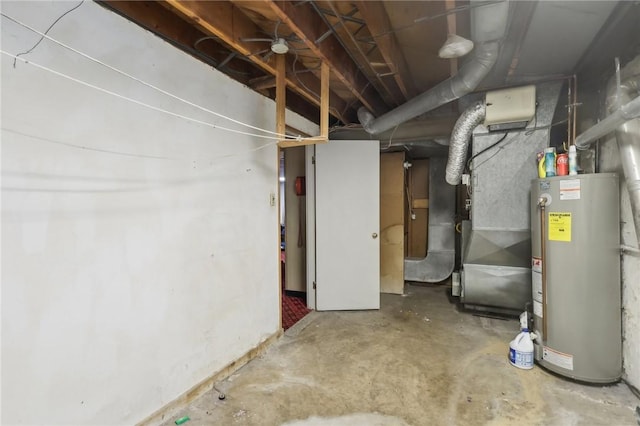 2403 Marion St, Hopewell Twp Bea, PA 15001 - unfinished basement featuring water heater