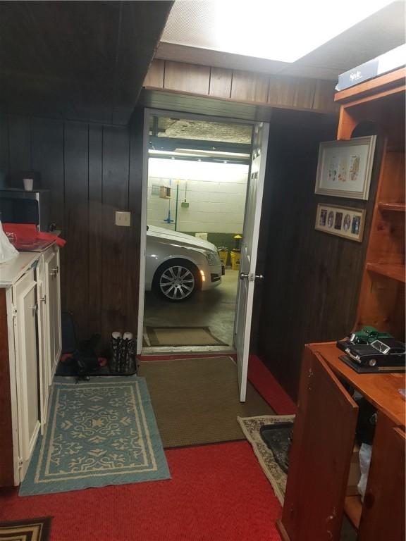 2381 Lake Rd, Jefferson Twp Mer, PA 16150 - hall with carpet floors