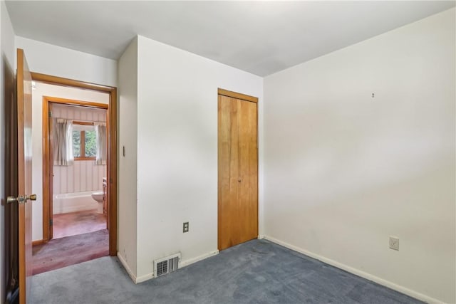 137 Terry Ln, Center Twp Bea, PA 15061 - unfurnished bedroom with carpet, a closet, and baseboards