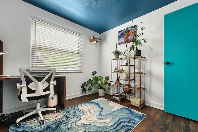 932 Woodbine St, Stanton Heights, PA 15201 - home office featuring wood finished floors and baseboards