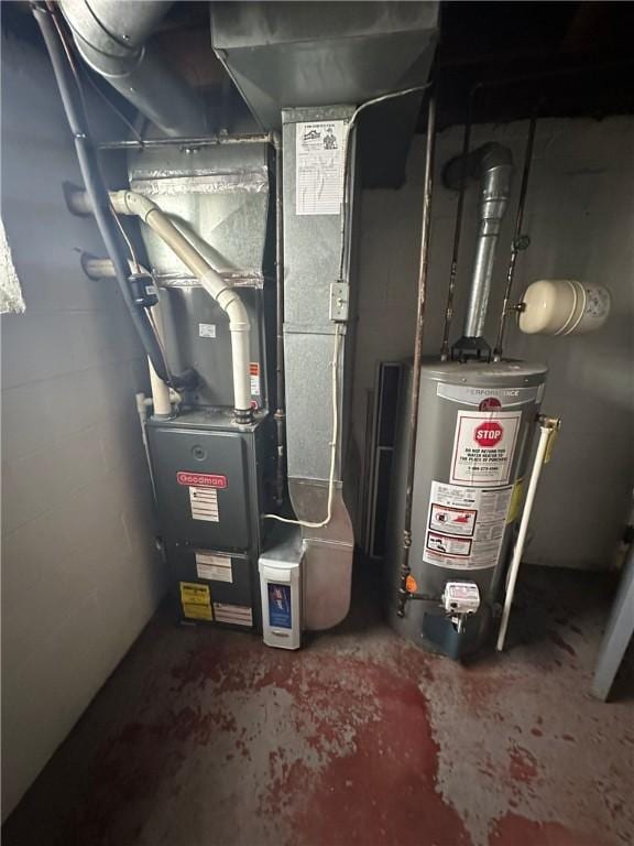 2905 Blackridge Ave, Penn Hills, PA 15235 - utilities with gas water heater and heating unit
