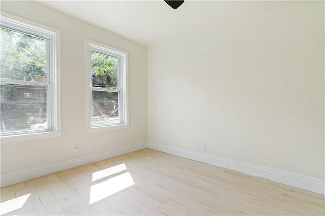 5415 Black St, East Liberty, PA 15206 - spare room with light wood finished floors and baseboards