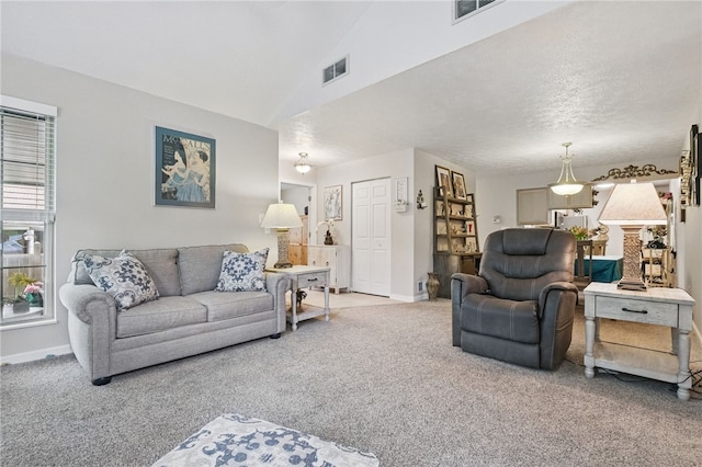 146 Barrington Dr, Collier Twp, PA 15071 - living room with light colored carpet and baseboards