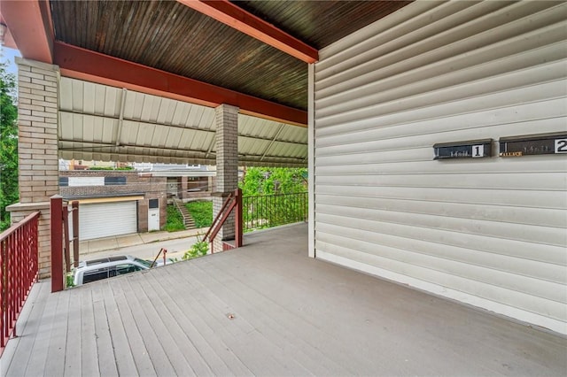 1725 Arlington Ave, South Side, PA 15210 - view of wooden deck