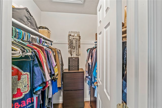 8 Trotwood Cir, North Strabane, PA 15317 - walk in closet featuring wood finished floors