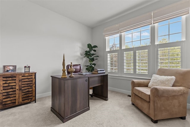 218 St Andrews, North Strabane, PA 15317 - home office with baseboards and carpet