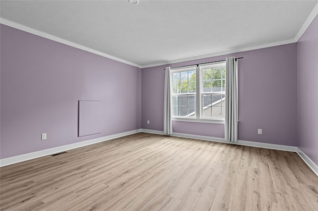 218 St Andrews, North Strabane, PA 15317 - unfurnished room with light wood-style flooring, crown molding, and baseboards
