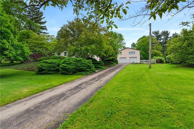 2703 Conway Wallrose Rd, Economy, PA 15005 - view of front of property featuring a front yard and asphalt driveway