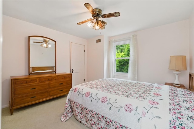 2703 Conway Wallrose Rd, Economy, PA 15005 - bedroom featuring light carpet and ceiling fan