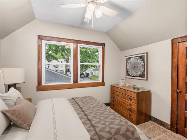 258 Wayne St, Baden, PA 15005 - bedroom featuring lofted ceiling and a ceiling fan