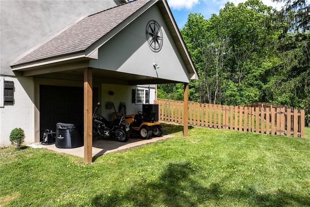 449 Bateman Rd, North Fayette, PA 15071 - view of side of property with roof with shingles and stucco siding