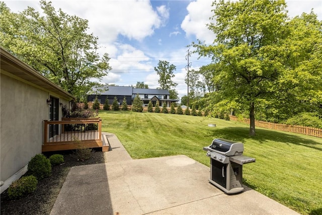 449 Bateman Rd, North Fayette, PA 15071 - view of yard featuring a patio area and a deck