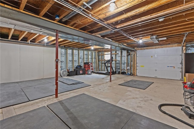 449 Bateman Rd, North Fayette, PA 15071 - workout room with a garage