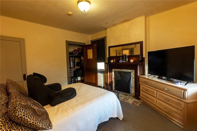 422 Hays Ave, Mount Oliver, PA 15210 - bedroom with radiator and wood finished floors