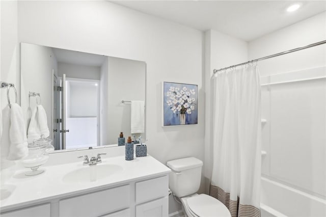 181 Sweetwater Dr, Moon/Crescent Twp, PA 15108 - full bath featuring toilet, vanity, and shower / tub combo