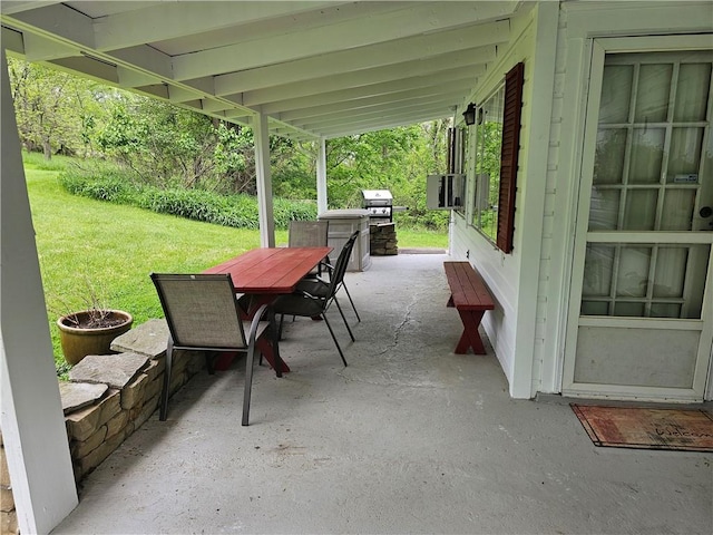 235 Mcclay Rd, Canton Twp, PA 15301 - view of patio featuring outdoor dining area and area for grilling