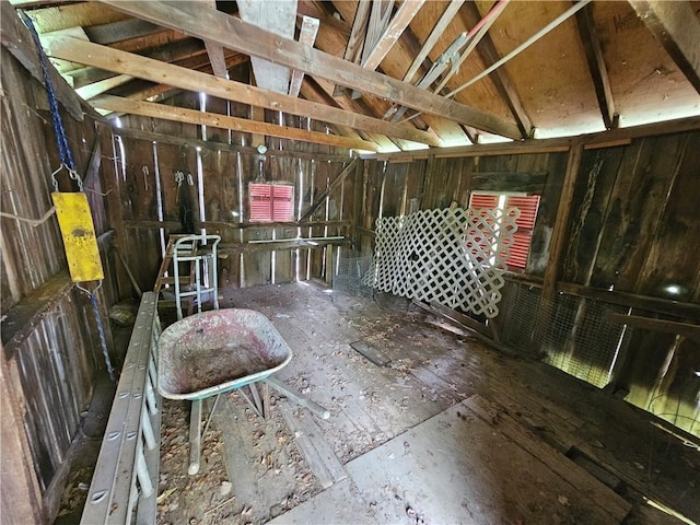235 Mcclay Rd, Canton Twp, PA 15301 - miscellaneous room featuring vaulted ceiling