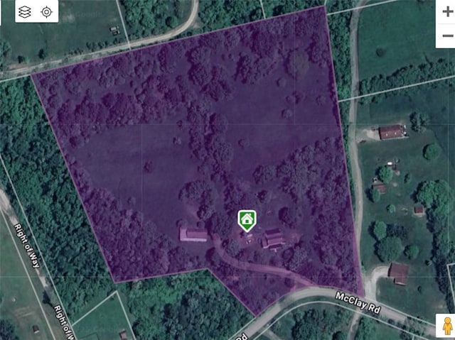 235 Mcclay Rd, Canton Twp, PA 15301 - map / location featuring property parcel outlined
