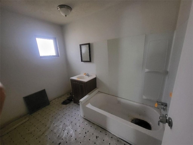 515 N 5th St, Apollo Boro, PA 15613 - bathroom featuring a tub to relax in, vanity, and tile patterned floors