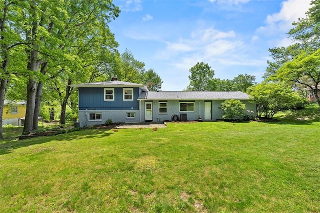 109 Meadowvue Dr, Marshall, PA 15090 - back of house featuring a yard and brick siding