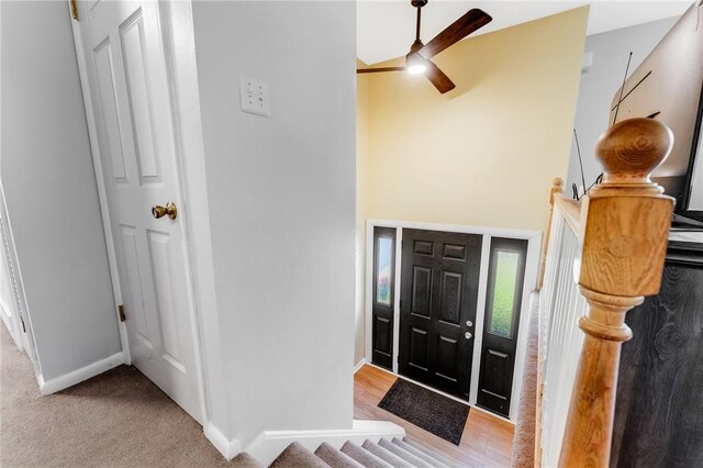 118 Arrow Dr, Elizabeth Twp/Boro, PA 15037 - foyer featuring ceiling fan and baseboards