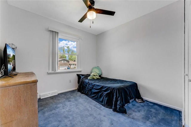 118 Arrow Dr, Elizabeth Twp/Boro, PA 15037 - bedroom with carpet, baseboards, and a ceiling fan