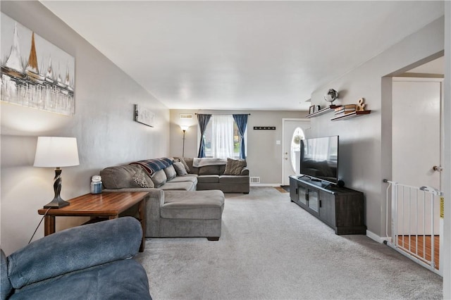 156 Carnation Ave, Ross Twp, PA 15229 - carpeted living area featuring baseboards