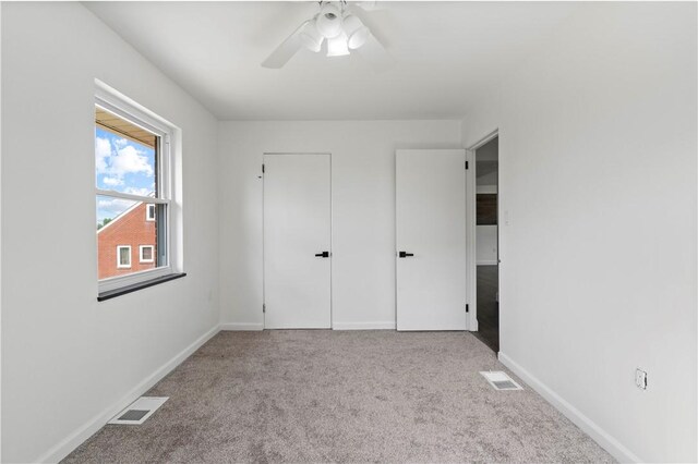 2101 Forge Dr, Hopewell Twp Bea, PA 15001 - unfurnished bedroom with carpet flooring, baseboards, and a ceiling fan