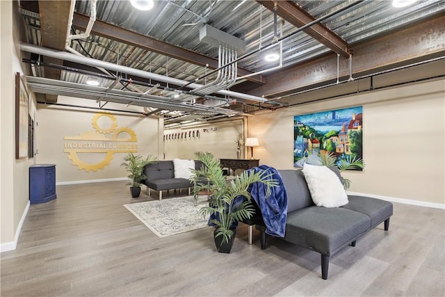 3809 Liberty Ave Unit 206, Lawrenceville, PA 15201 - interior space featuring baseboards and wood finished floors
