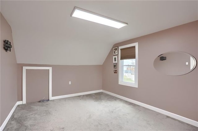 622 Ascension Dr, West Mifflin, PA 15122 - bonus room featuring carpet, lofted ceiling, and baseboards