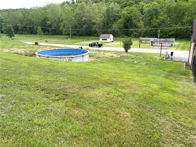 512 Leckrone Highhouse Rd, Pa, PA 15458 - view of grassy yard with a forest view