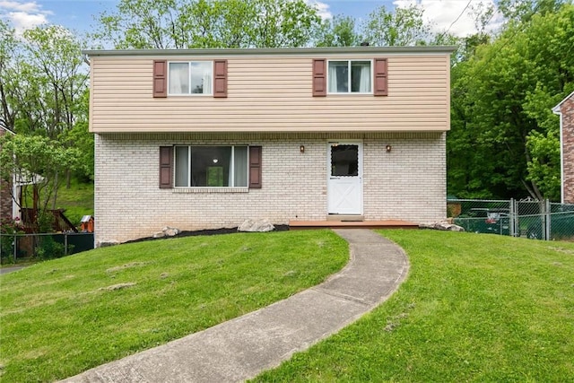 1777 Oblock Rd, Plum Boro, PA 15239 - colonial-style house featuring brick siding