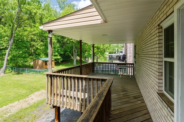 1777 Oblock Rd, Plum Boro, PA 15239 - view of wooden terrace